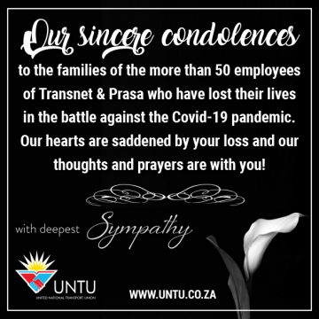 UNTU SYMPATHIZES WITH ALL THOSE WHO LOST SOMEONE DUE TO COVID-19