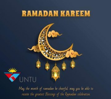 From our #UNTU Executive Council Members, #UNTU FTUR’s, #UNTU TUR’s and #UNTU Employees, we wish all our Muslim members a Blessed Ramadan, may peace fill your spirit and the hearts of everyone you care about.
