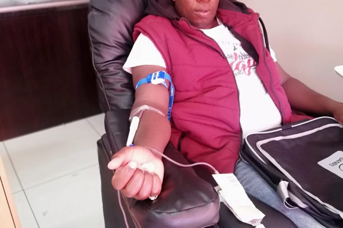 #UNTU MEMBERS SHOW THEY CARE BY DONATING BLOOD
